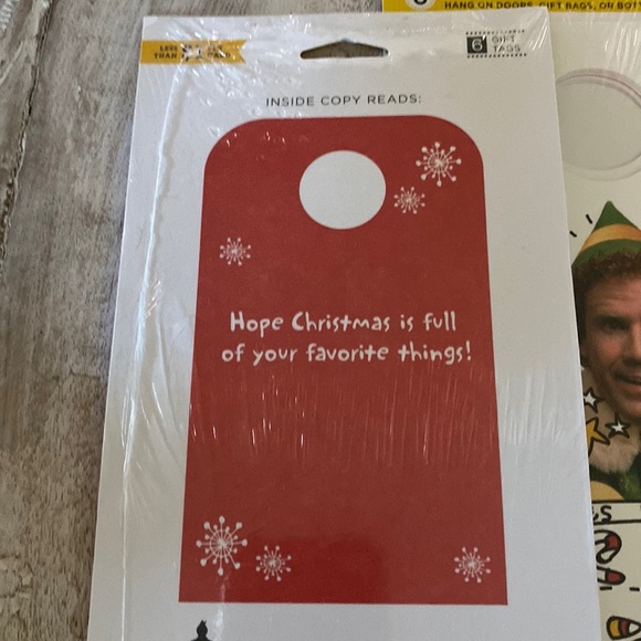 12 American Greetings Christmas Buddy the ELF movie Christmas theme gift tags - Picture 4 of 5
